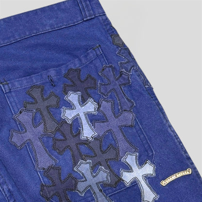 Chrome Hearts French Work Pants in Blue