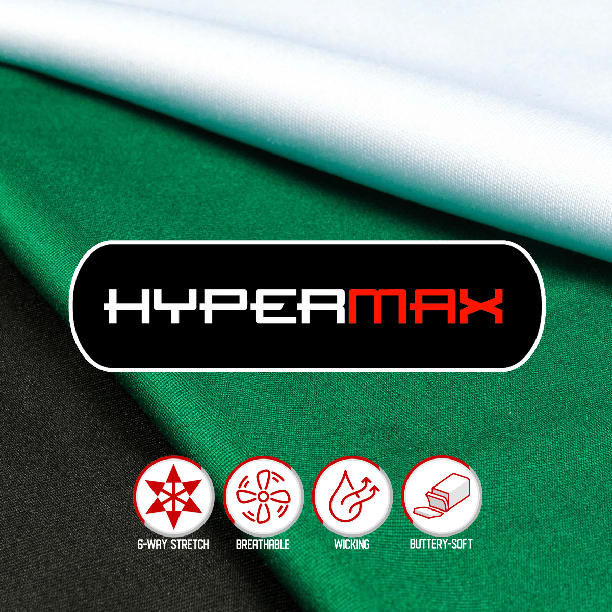 Baseball Seam Cross HyperMAX Short Sleeve Hoodie