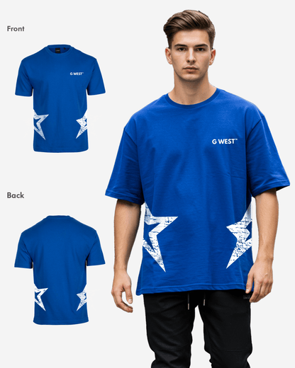 G West Mens Arch Logo Oversized Tee